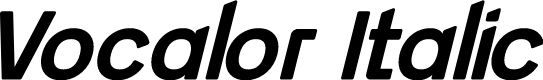 Vocalor Italic