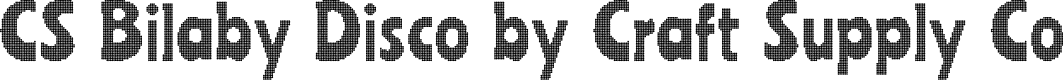 CSBilabyDisco-Regular Demo