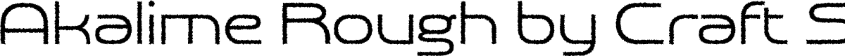 Akalime Rough Demo Regular