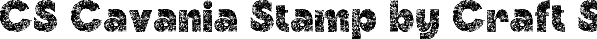 CSCavaniaStamp-Regular Demo