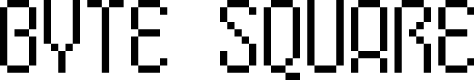 ByteSquare-Regular Demo