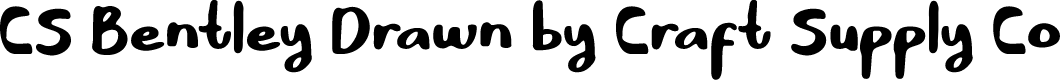 CSBentleyDrawn-Regular Demo