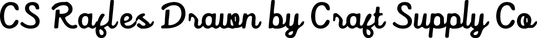 CSRaflesDrawn-Regular Demo