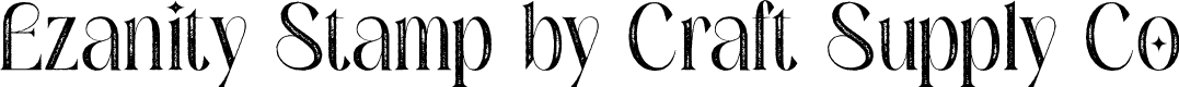 Ezanity Stamp Regular Demo