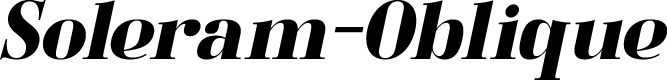 Soleram-Oblique