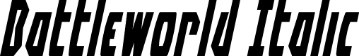 Battleworld Italic