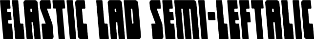 Elastic Lad Semi-Leftalic