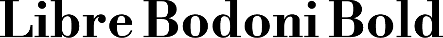 Libre Bodoni Bold