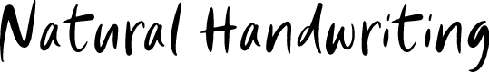 NaturalHandwriting-Regular