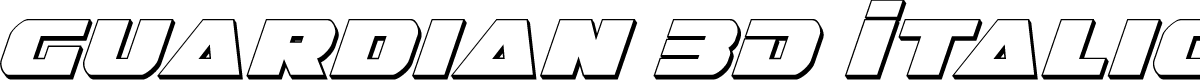 Guardian 3D Italic