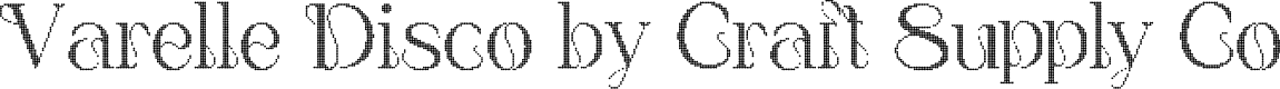 VarelleDisco-Regular Demo