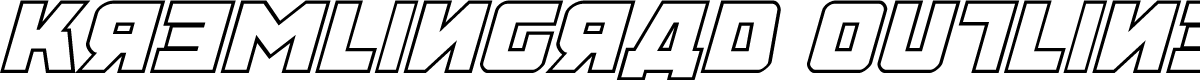 Kremlingrad Outline Italic