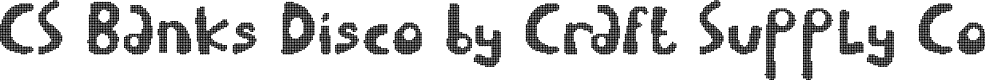 CSBanksDisco-Regular Demo