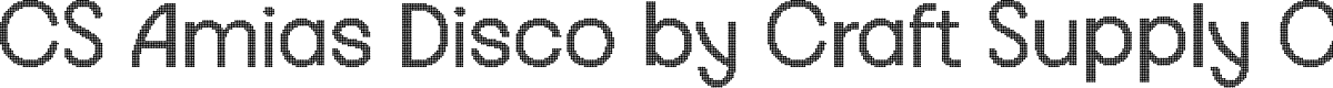 CSAmiasDisco-Regular Demo
