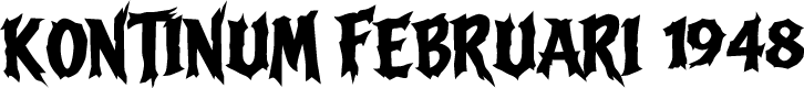 Kontinum Februari 1948
