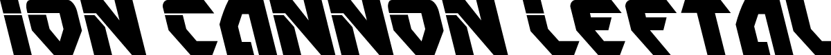 Ion Cannon Leftalic