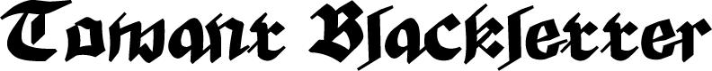 Tomant Blackletter