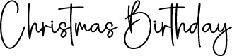 Christmas Birthday