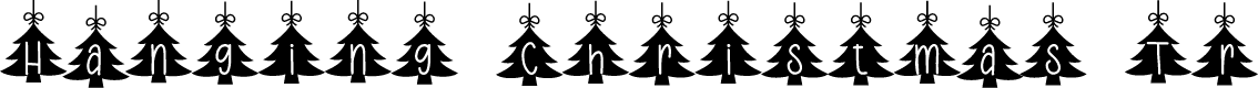 Hanging Christmas Tr