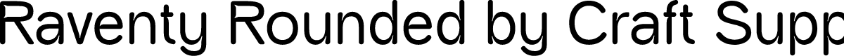 RaventyRounded-Regular Demo