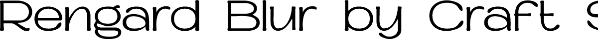 RengardBlur-Regular Demo