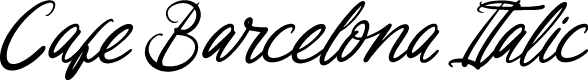 Cafe Barcelona Italic