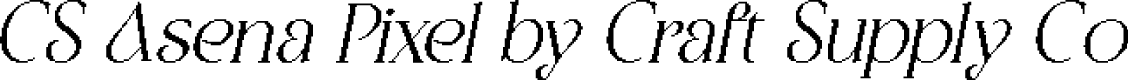 CS Asena Pixel Regular Demo