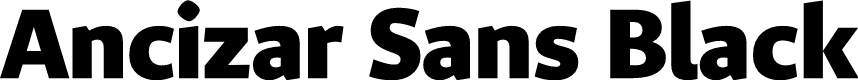 Ancizar Sans Black