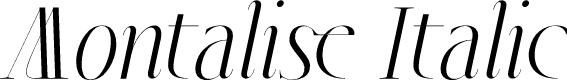 Montalise Italic