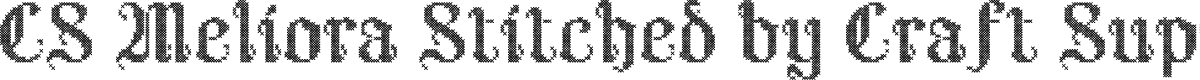 CS Meliora Stitched Regular Demo