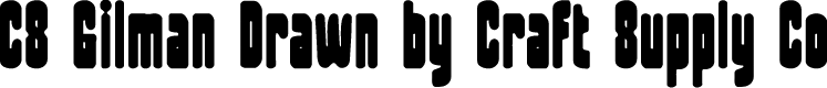 CSGilmanDrawn-Regular Demo