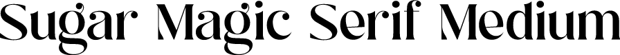 Sugar Magic Serif Medium