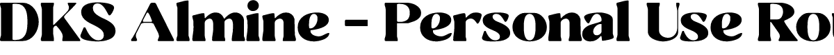 DKS Almine - Personal Use Rough