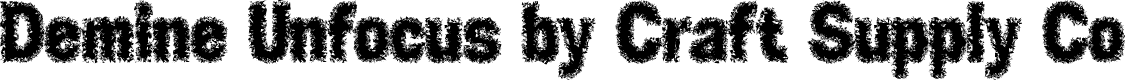 Demine Unfocus Demo Regular