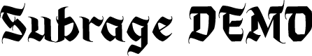 Subrage DEMO