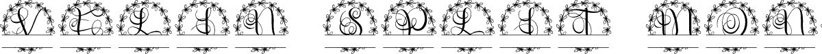 Velin Split Monogram