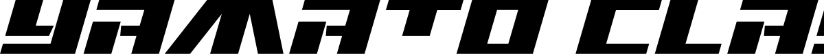 Yamato Class Bold Italic