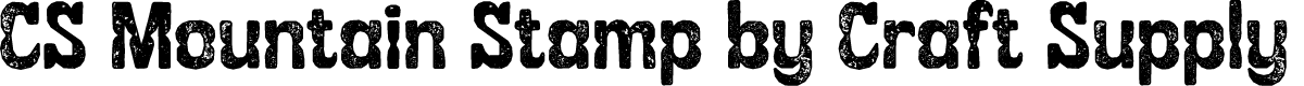 CS Mountain Stamp Regular Demo