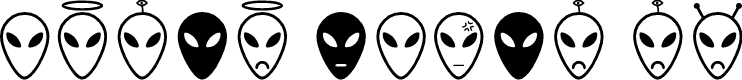 Alien faces St