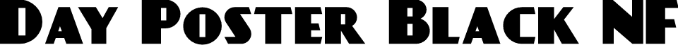 Day Poster Black NF
