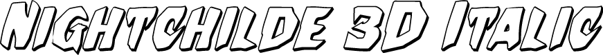Nightchilde 3D Italic
