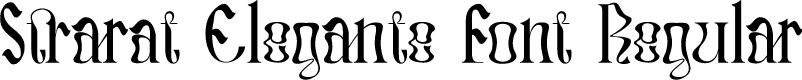 Strarat Elegante Font Regular