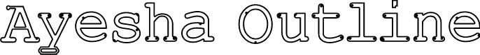 Ayesha Outline