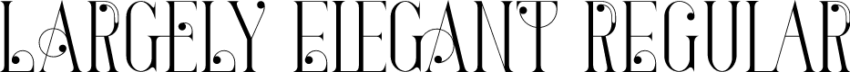 Largely Elegant Regular