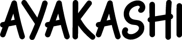 Ayakashi-DEMO FONT