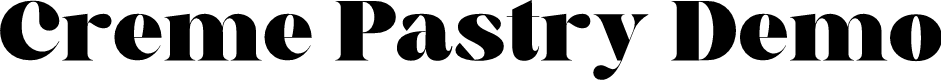 CremePastryDemo