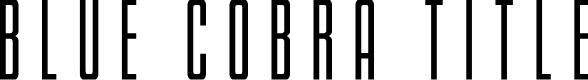 Blue Cobra Title