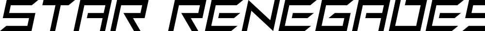 Star Renegades Italic