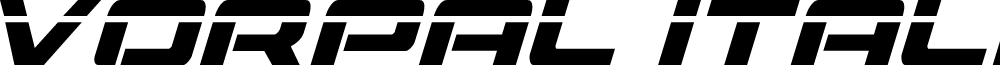 Vorpal Italic