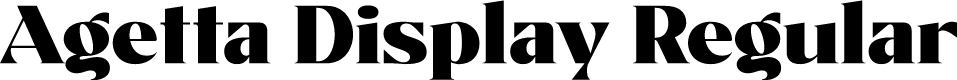 AgettaDisplay-Regular